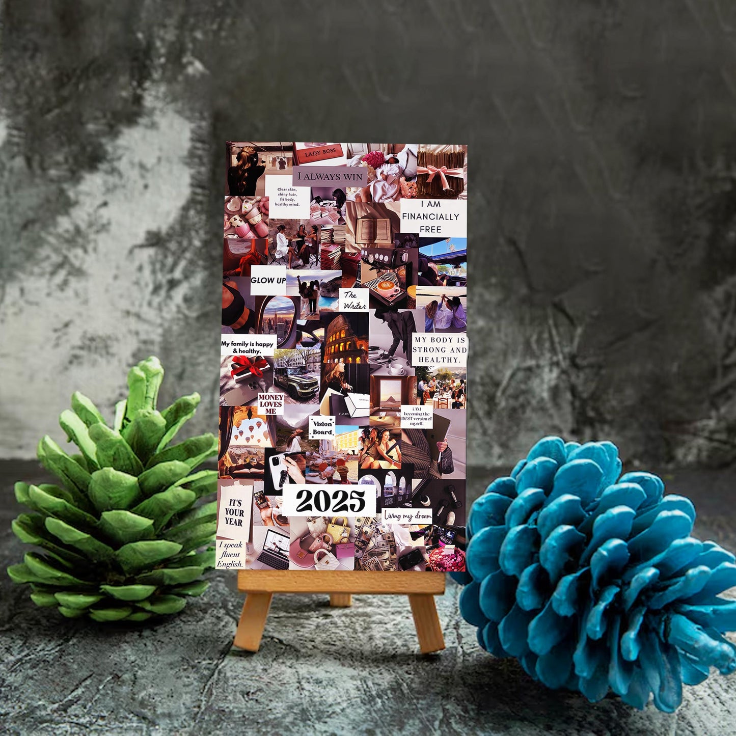 2025 Dream Map (formerly 2025 Vision Board - (Size 6x9 Inch)