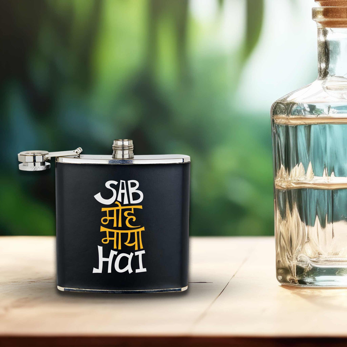 Big Black Hip Flask – Bold, Modern, and Uniquely Yours