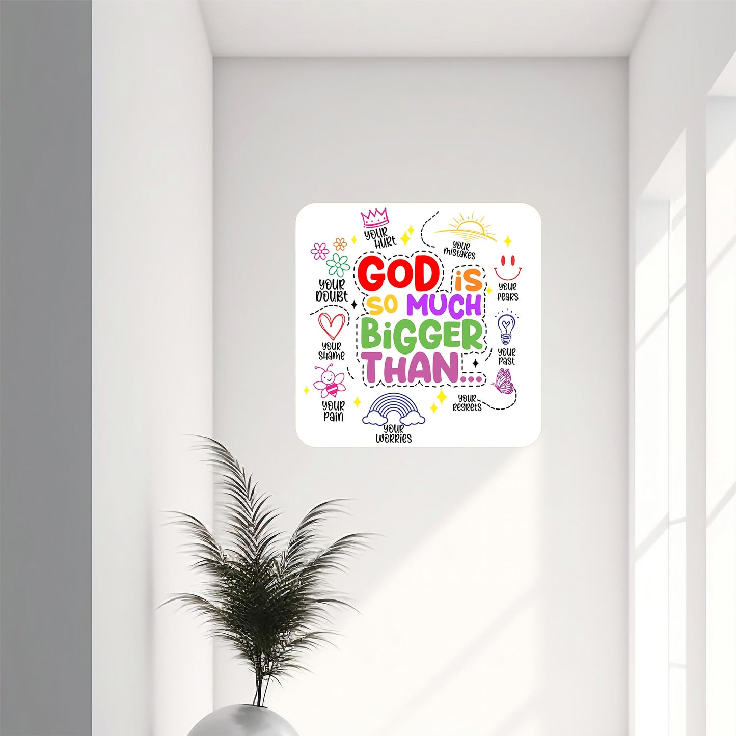 Emotional Palette mood board- (Size 9x9 Inch)