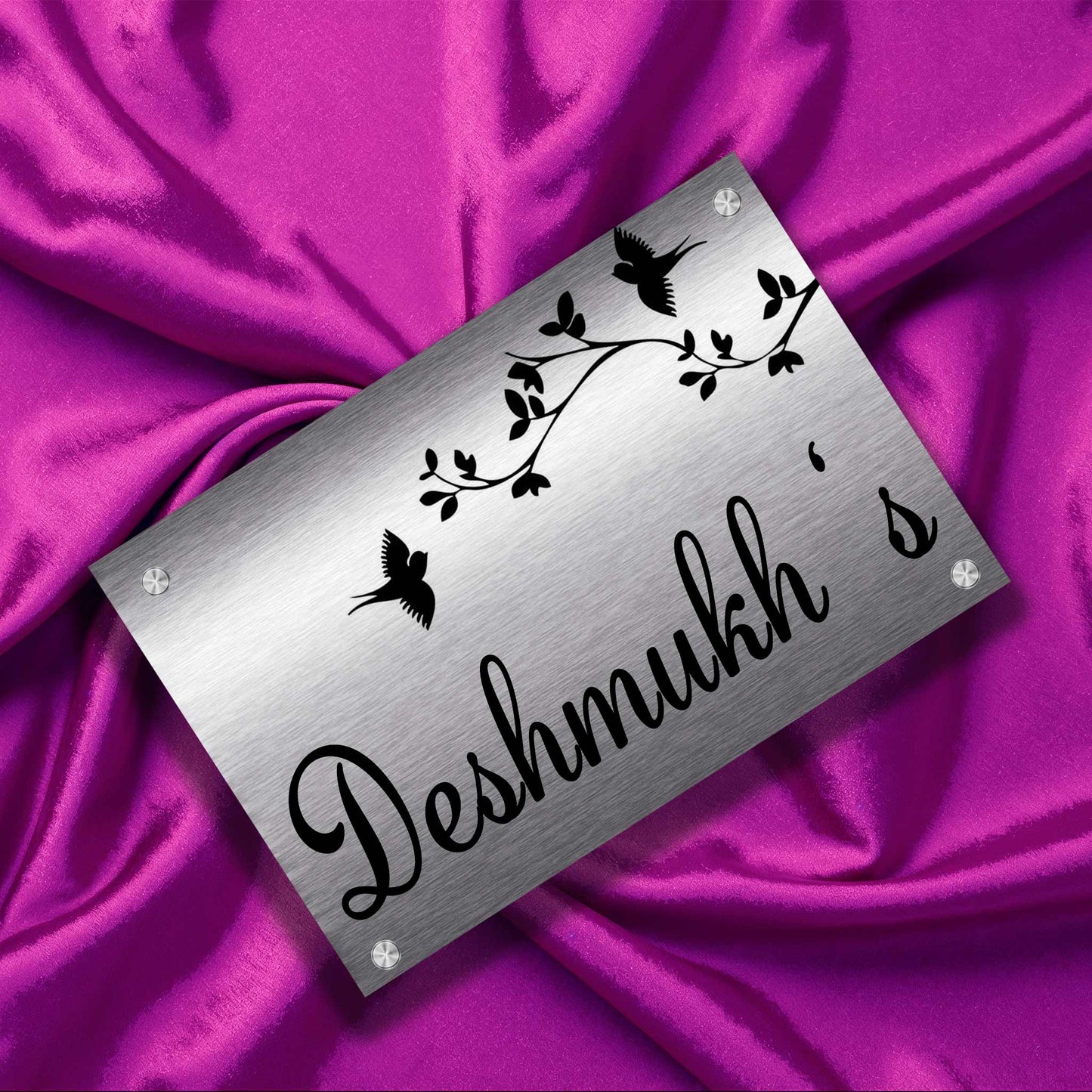 UV Printed Home Name Plate – Vibrant, Modern & Personal (Size-12x 9 Inch)