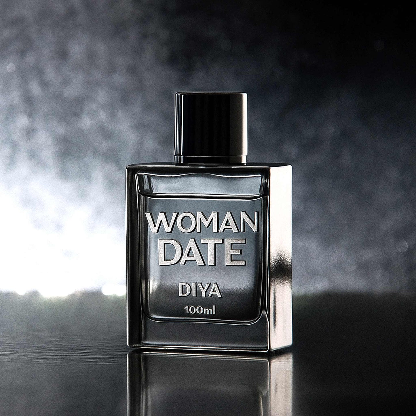 Silver perfume Metal Sticker – A4 Size Sheet