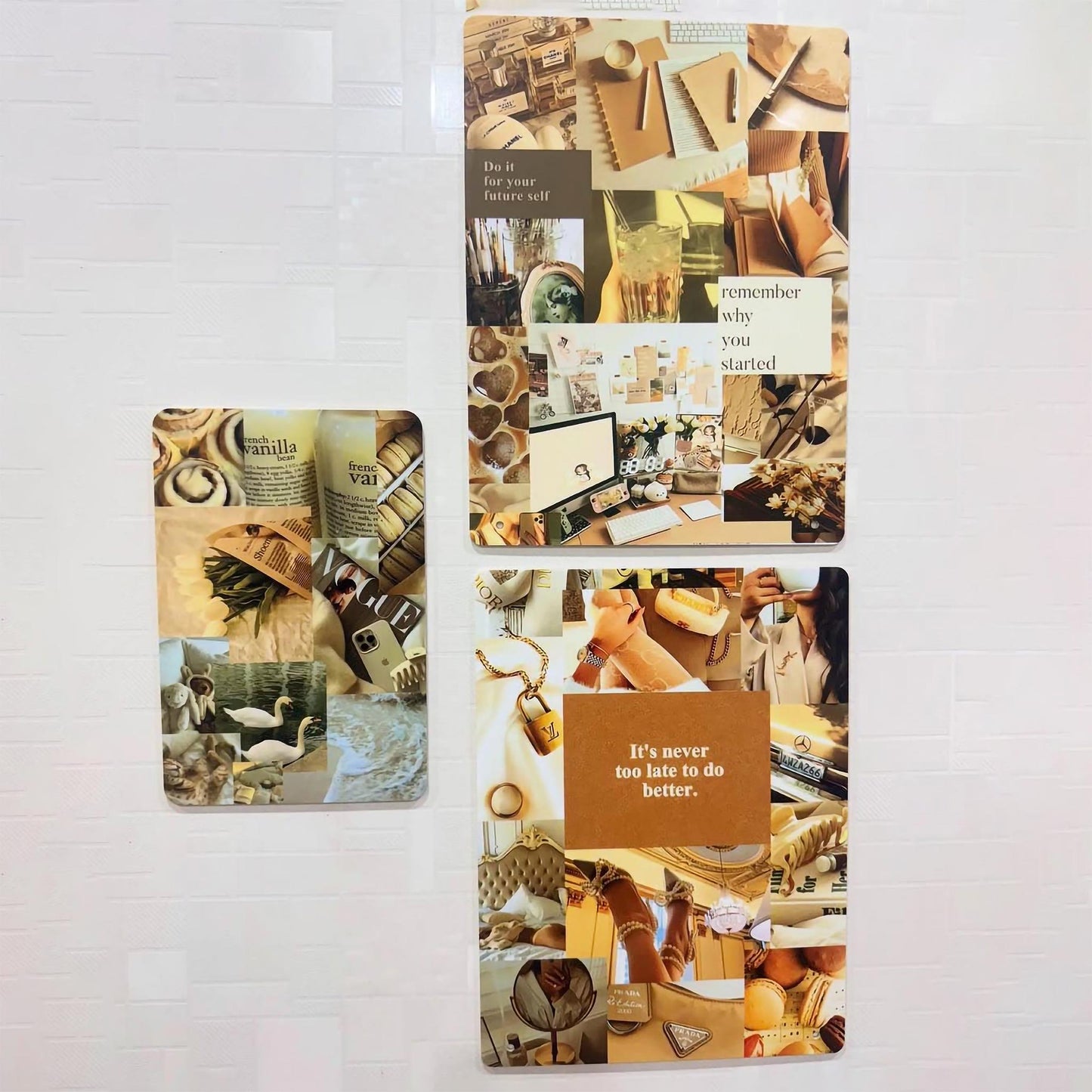 Pure Focus Vision Board (formerly Vanilla Vision Board -Set of 3)