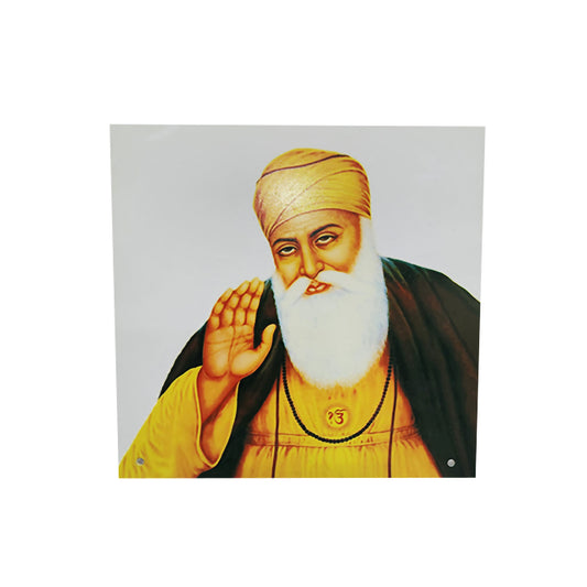 Guru Nanak Ji Kripa Darshan- (Size 9x9 Inch)