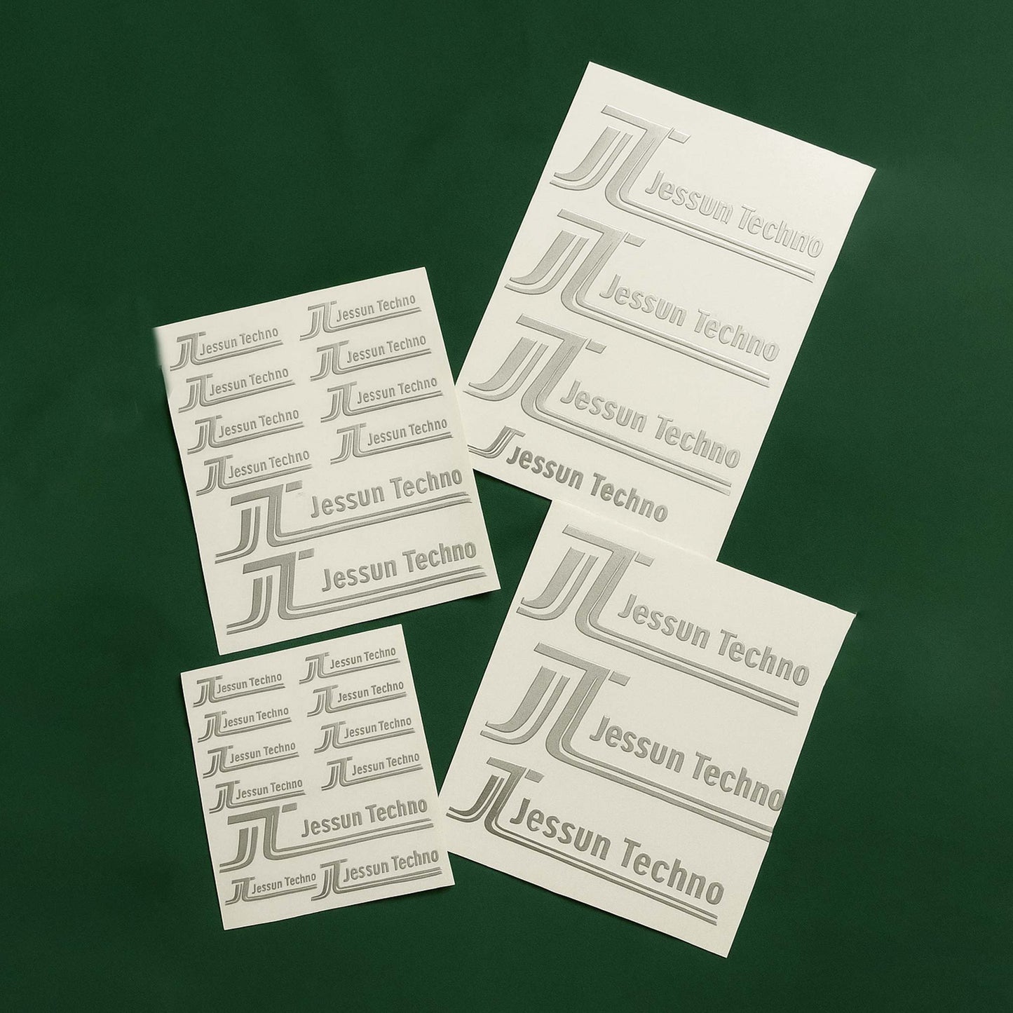 Silver Metal Logos – Sleek. Modern. Timeless. One sheet