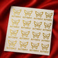 Gold Metal Stickers – Luxury That Sticks - A4 SIZE SHEET