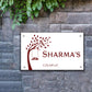 White Acrylic Home Name Plate – Minimal Elegance for Your Entrance-(Size-12x 9 Inch)