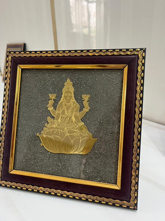 Laxmi Ji Prosperity Glow Stone Frame