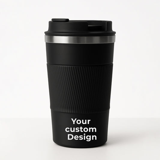 Premium Black Stainless Steel Travel Tumbler