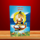 Divine Jhule Lal with Golden Fish Frame - (Size 6x9 Inch)
