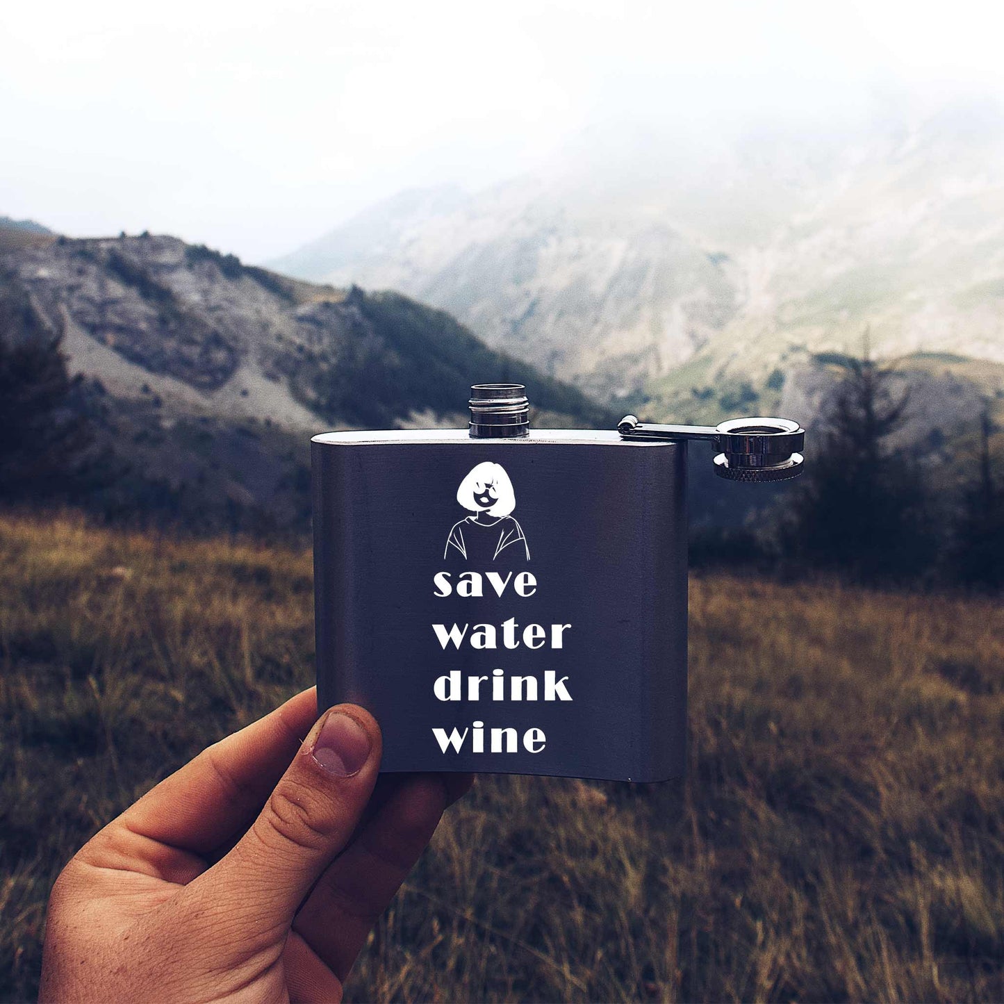 Aura black Flask