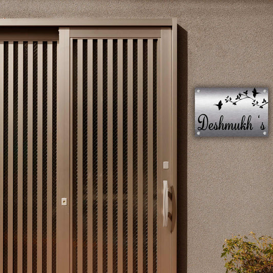 UV Printed Home Name Plate – Vibrant, Modern & Personal (Size-12x 9 Inch)