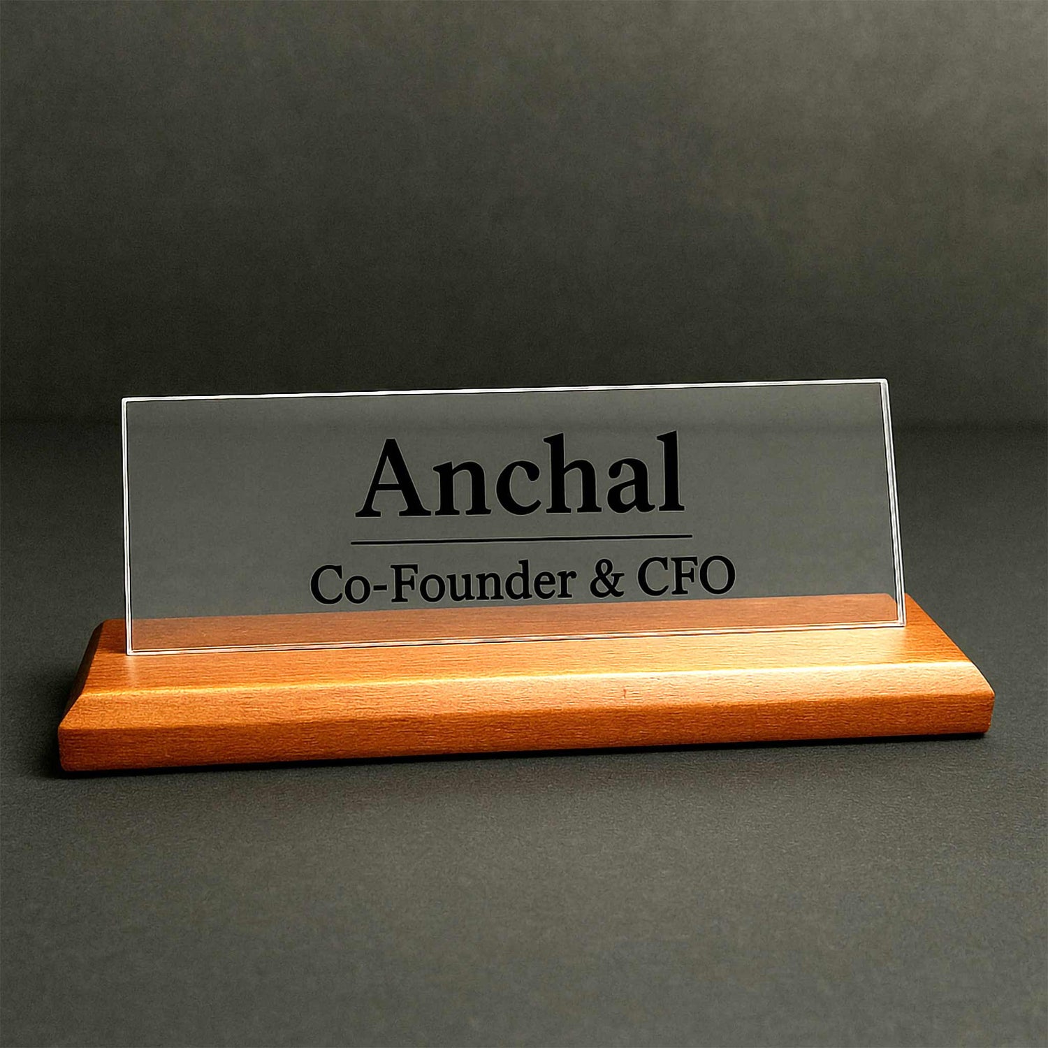 Office Desk Name Plates
